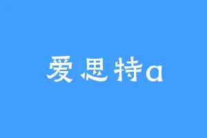 爱思特a