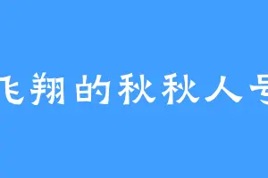 飞翔的秋秋人号