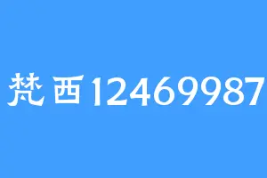 梵西12469987