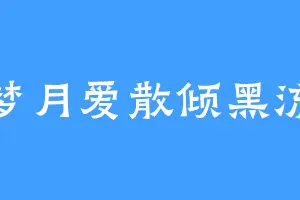 梦月爱散倾黑流