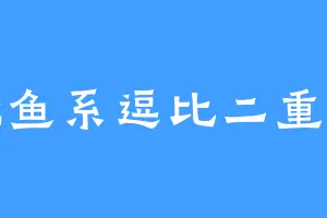 鲶鱼系逗比二重唱