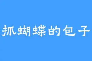 抓蝴蝶的包子