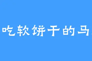 爱吃软饼干的马尾