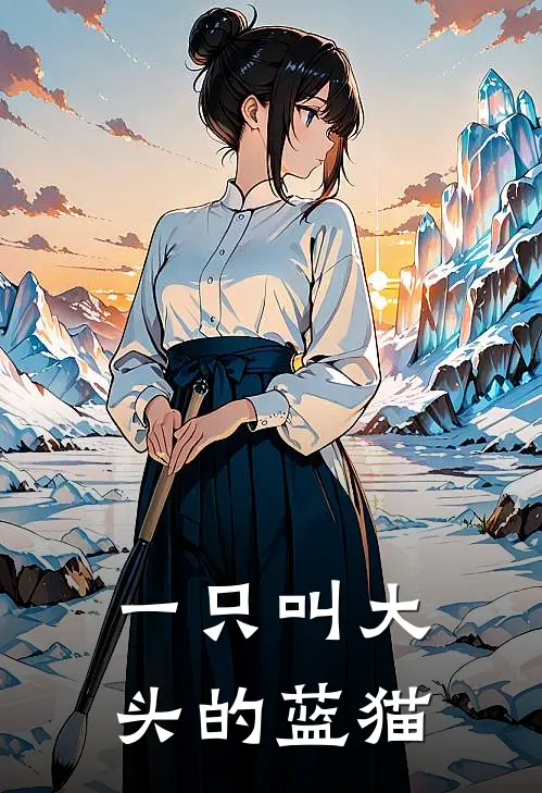 一只叫大头的蓝猫