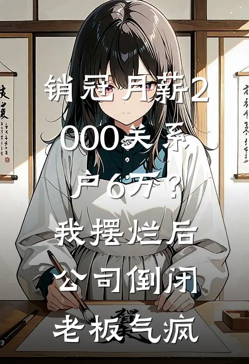 销冠月薪2000关系户6万？我摆烂后公司倒闭，老板气疯